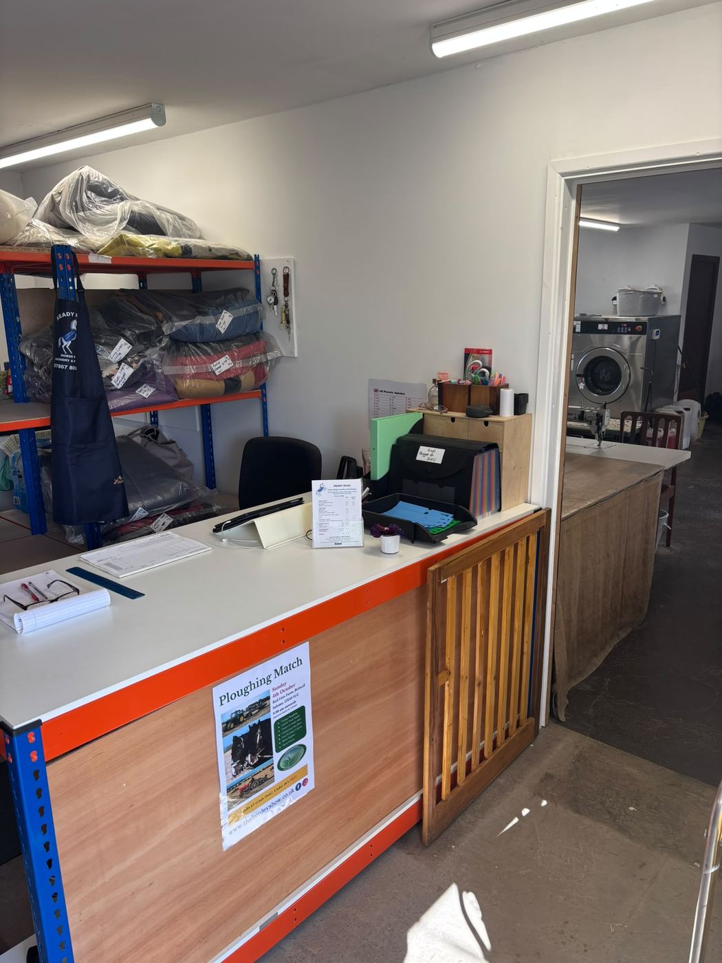 Ready Rugs shop counter and reception